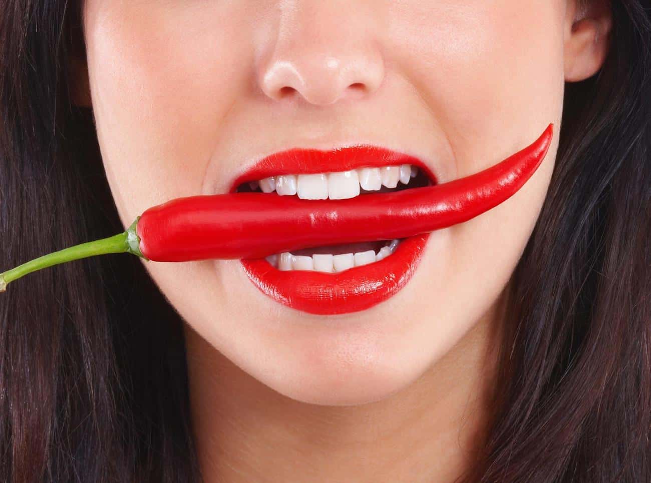 Close-up of a smile with immediate whitening results after treatment Nottingham