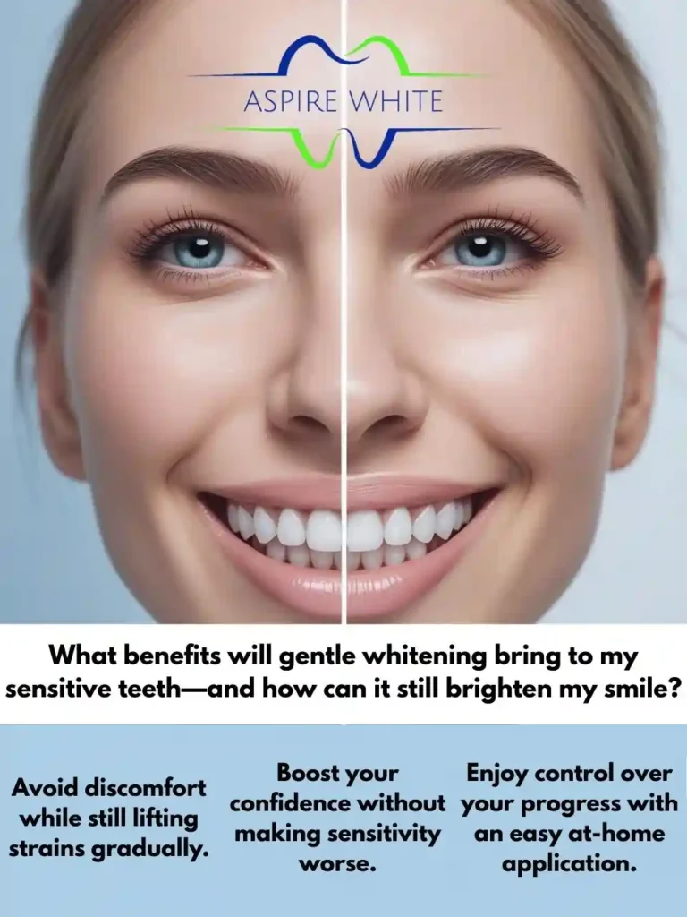 What benefits will gentle whitening bring to my sensitive teeth—and how can it still brighten my smile Nottingham